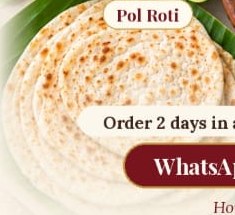 Freshly Grated Pol Roti (10 pieces)